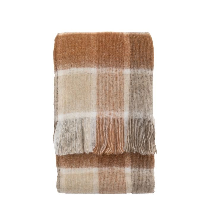 Cheque Faux Mohair Throw Cheque Faux Mohair Throw