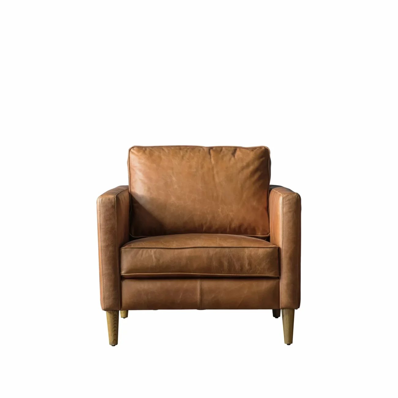 Sehbourne Armchair Vintage Brown Leather Sehbourne Armchair Vintage Brown Leather