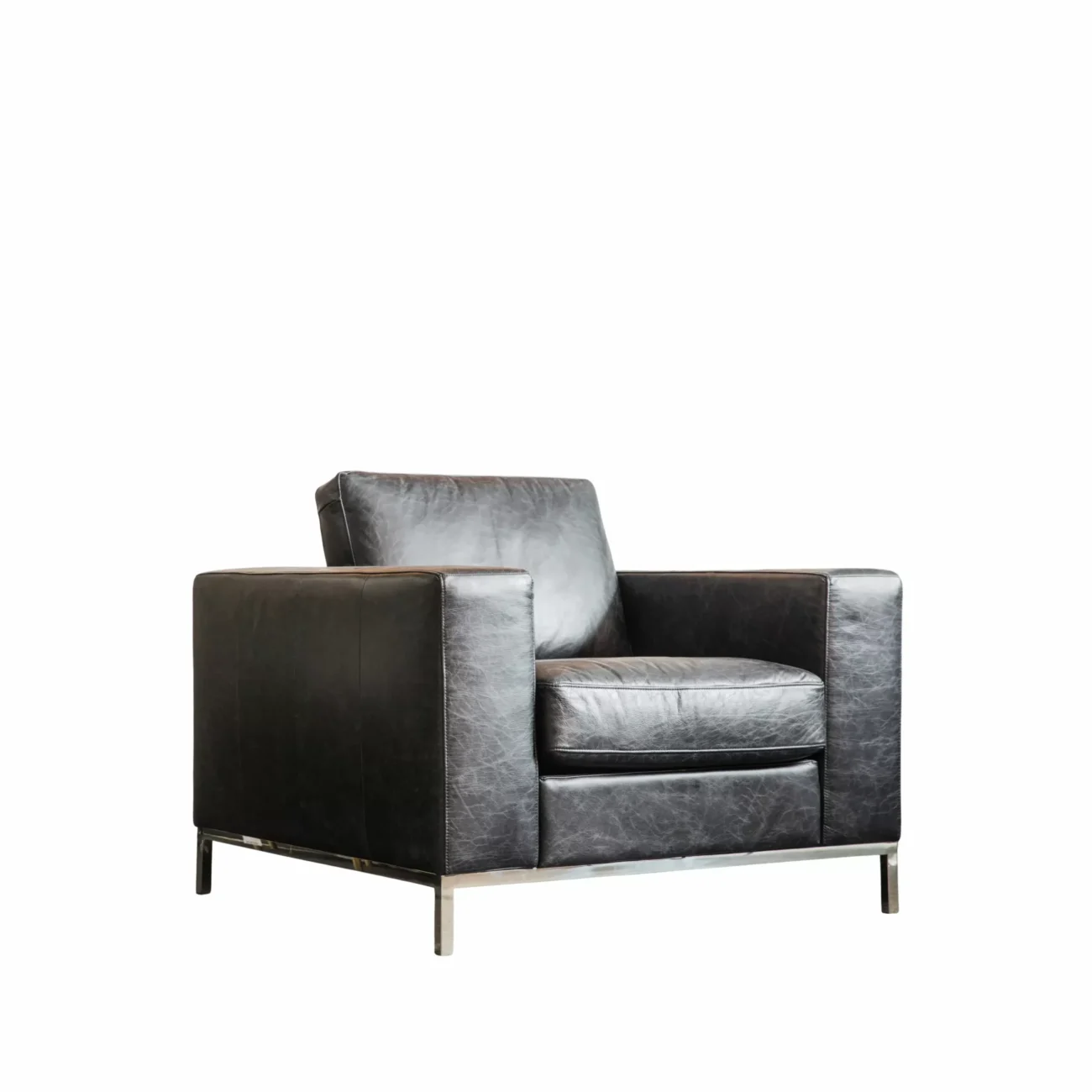 Onielle Armchair Black Leather Onielle Armchair Black Leather