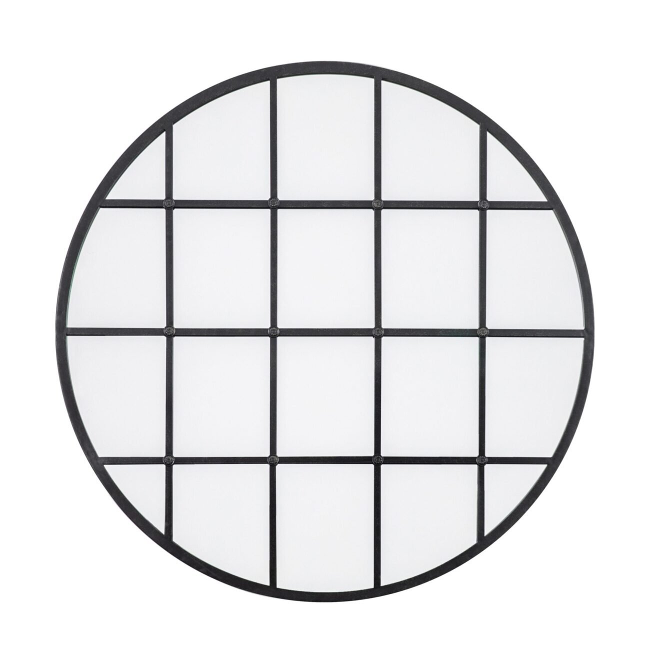 Borough Round Mirror Black Borough Round Mirror Black