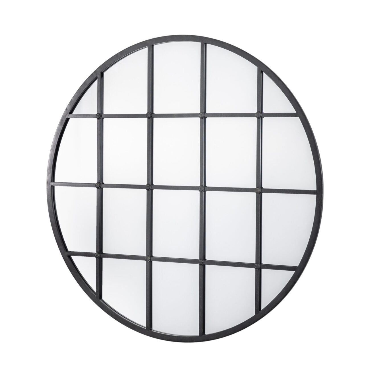 Borough Round Mirror Black Borough Round Mirror Black