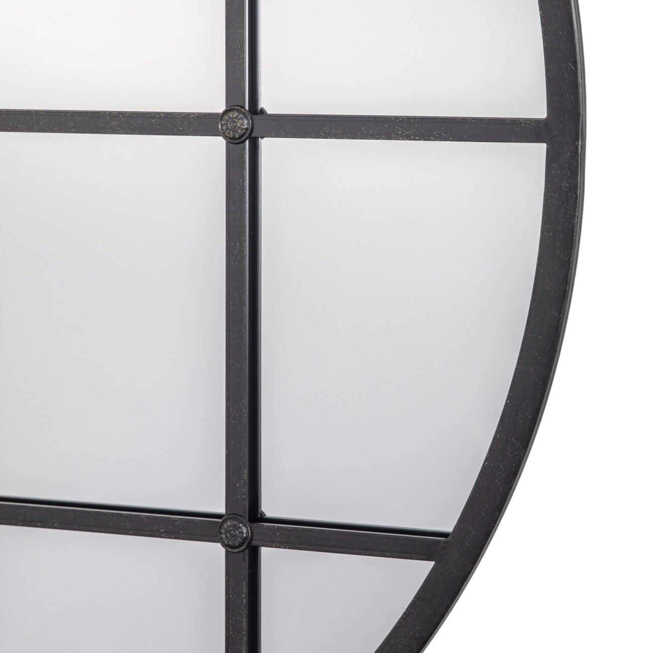 Borough Round Mirror Black Borough Round Mirror Black