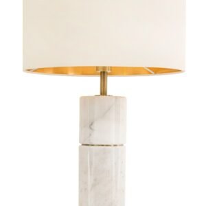 Ebro White Marble Table Lamp
