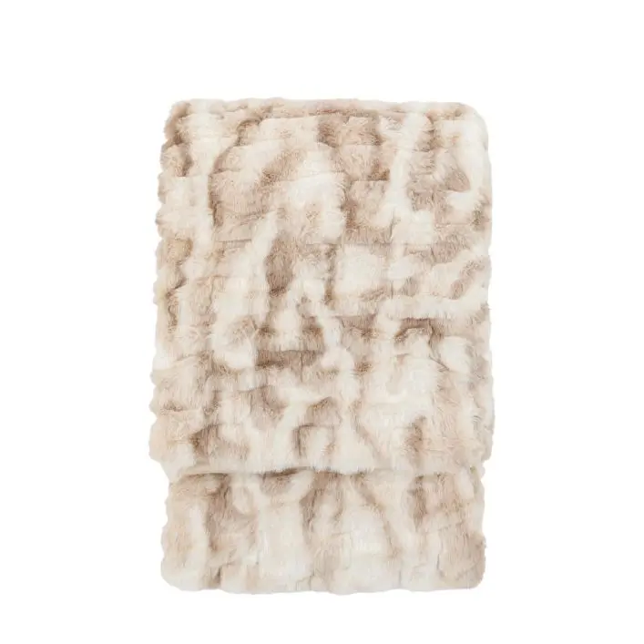 DeLuxe Ruched Faux Fur Throw DeLuxe Ruched Faux Fur Throw