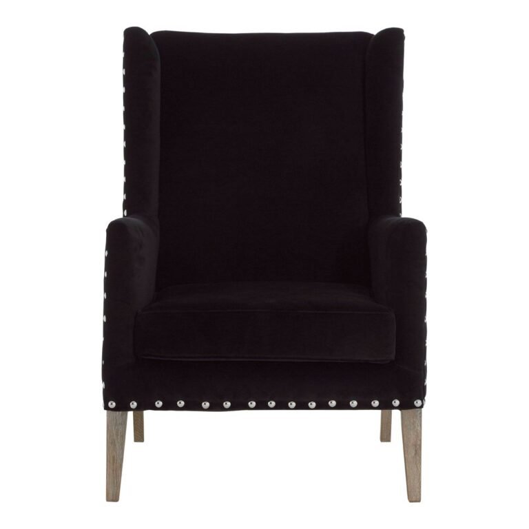 Regents Townhouse Black Armchair