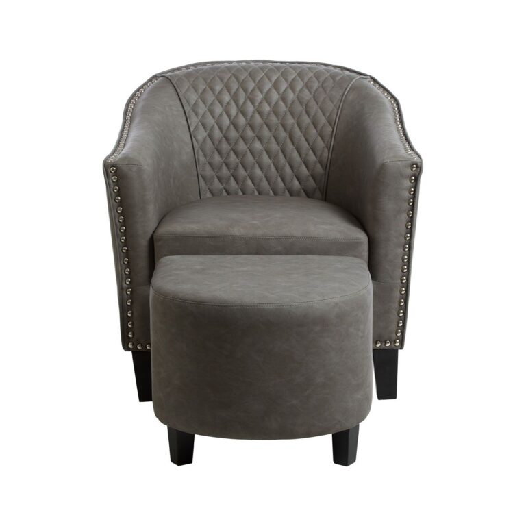 Larby Chair With Footstool