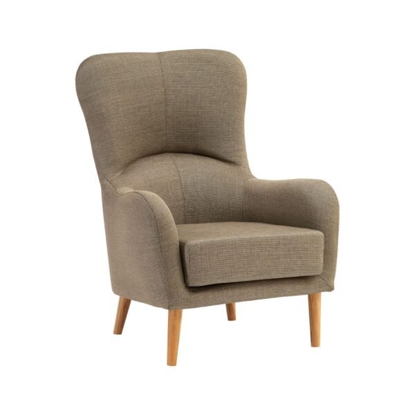 Alnwick Mink Fabric Chair - Image 2