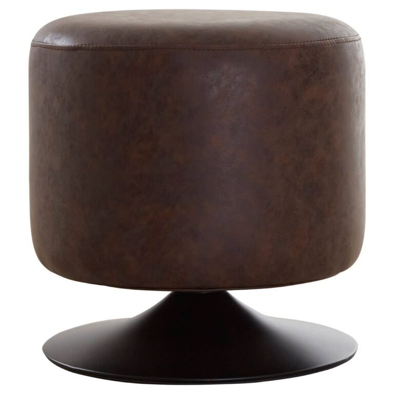 Allyson Mocha Cylinder Stool