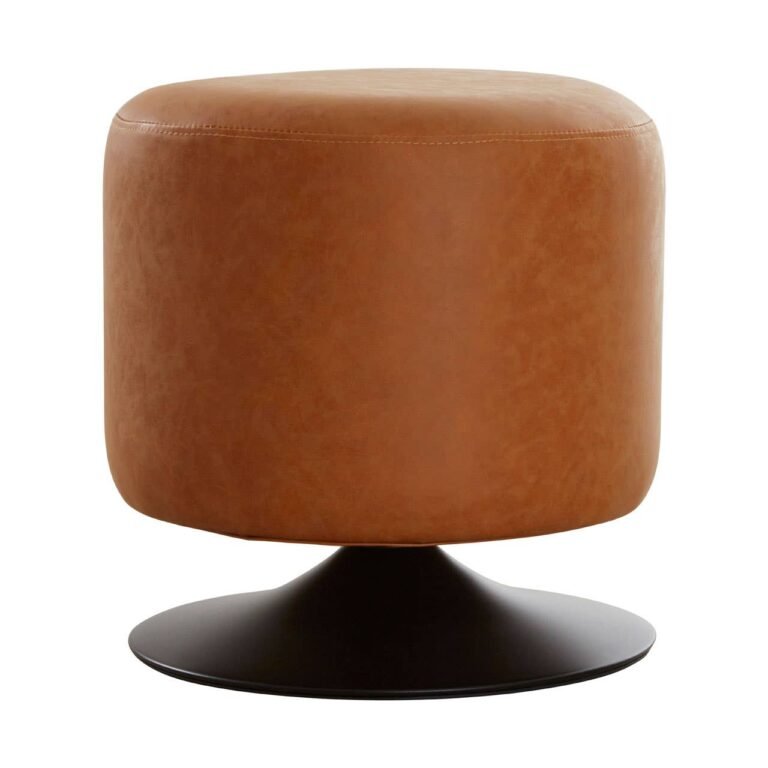 Allyson Camel Cylinder Stool