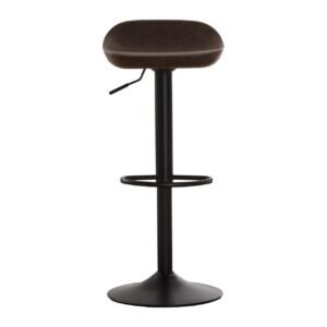 Allyson Mocha Adjustable Bar Stool