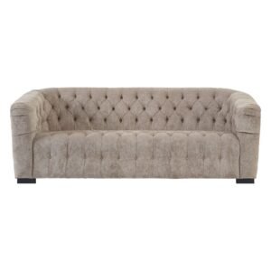 Enton Natural Fabric 3 Seater Sofa