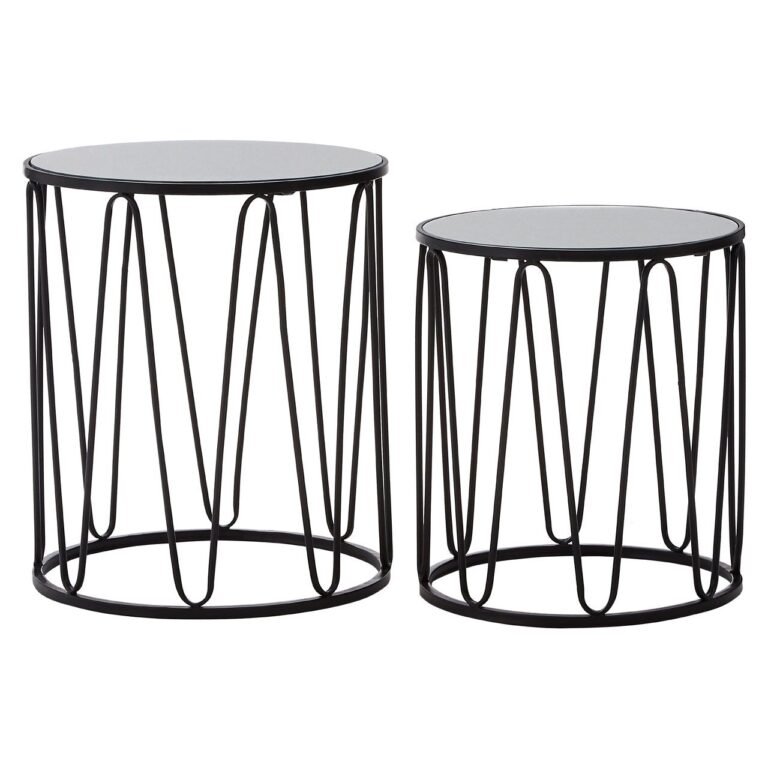 Avery Wave Design Black Tables