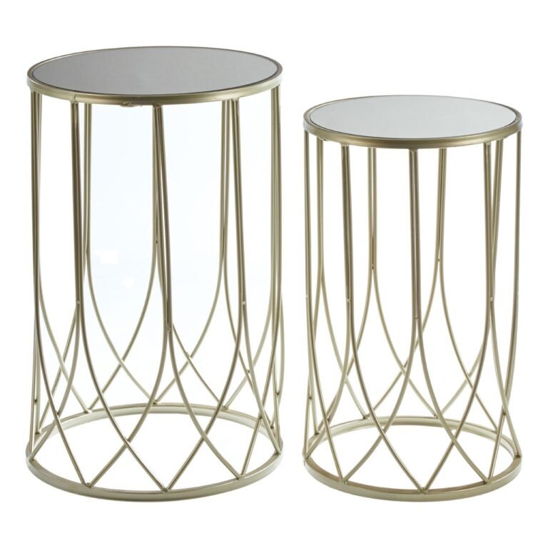 Avery Black Top Champagne Tables