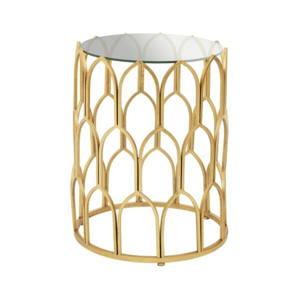 Erlin Gold Leaf Side Table - Image 2