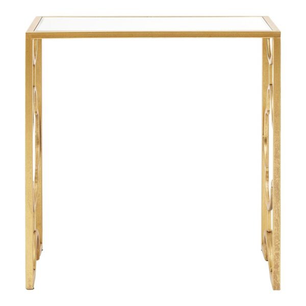 Erlin Gold Leaf Side Tables – Set Of 2