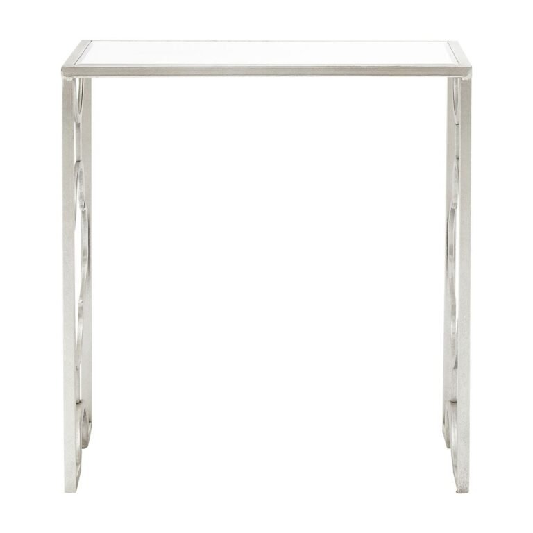 Erlin Silver Leaf Side Tables – Set Of 2