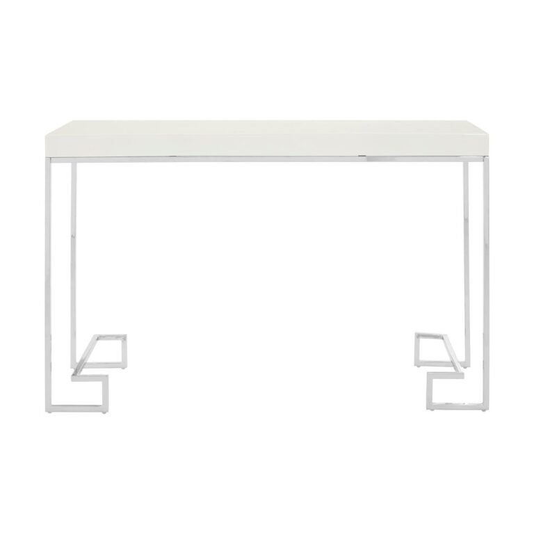 Alia Chrome / Rectangular Console Table