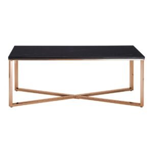 Alia Cross Base Champagne Coffee Table