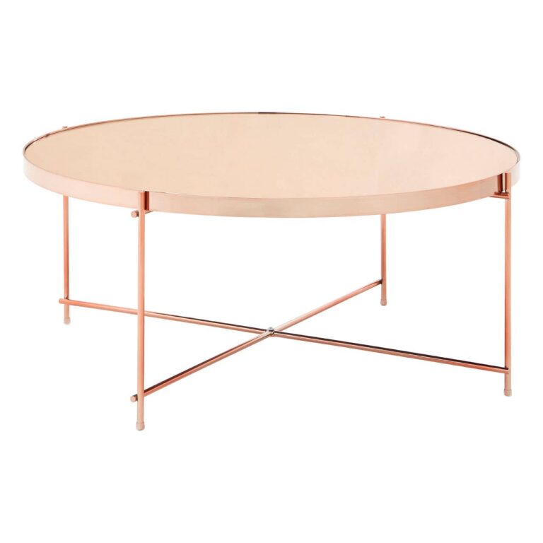 Alia Pink Mirror Coffee Table
