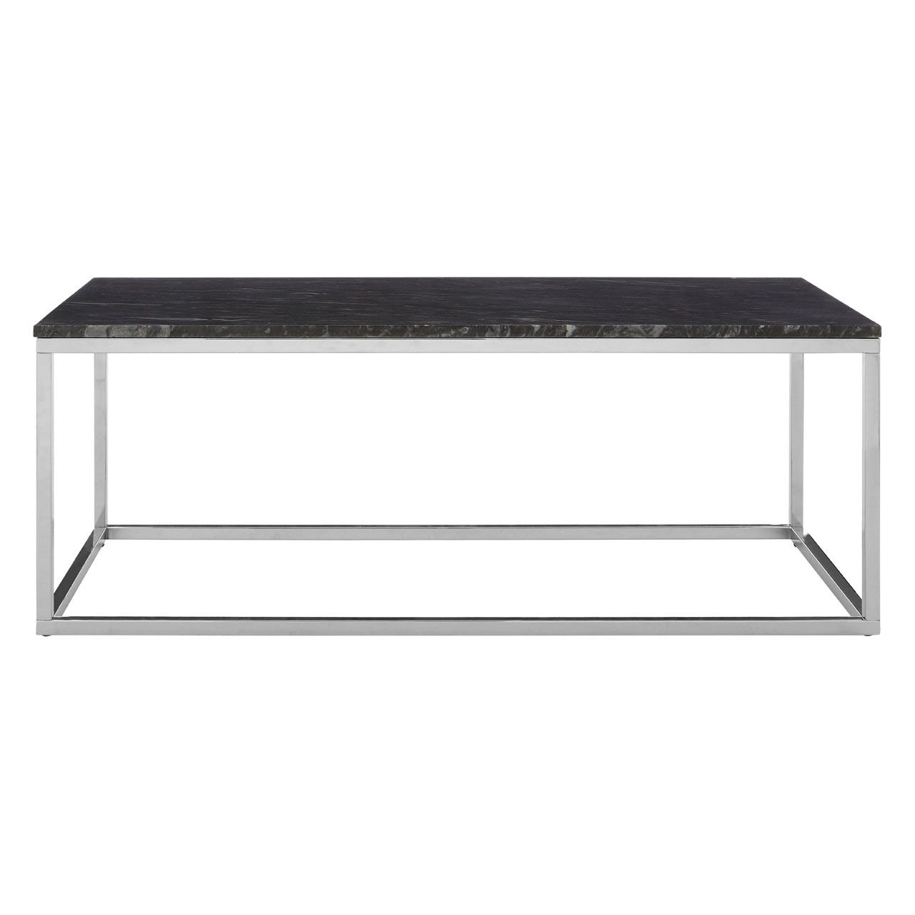 Black marble deals coffee table rectangle