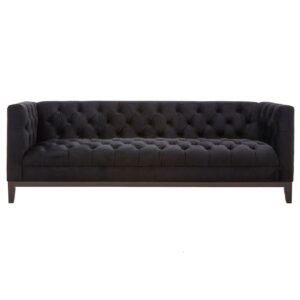 Cotswold 3 Seater Onyx Velvet Sofa