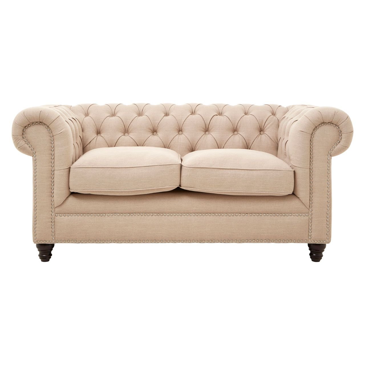Rachel 2 Seater Beige Linen Sofa Rachel 2 Seater Beige Linen Sofa