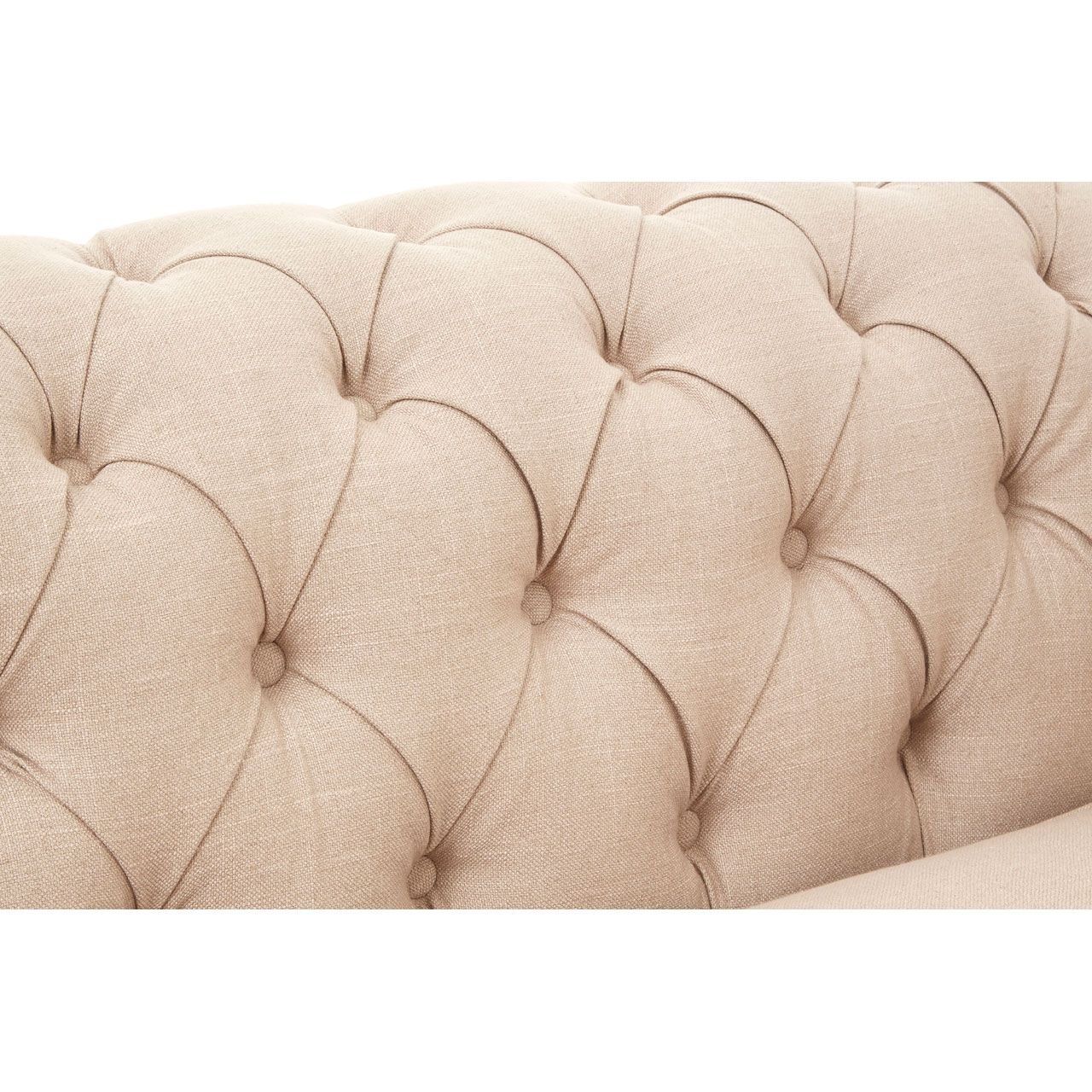 Rachel 2 Seater Beige Linen Sofa Rachel 2 Seater Beige Linen Sofa