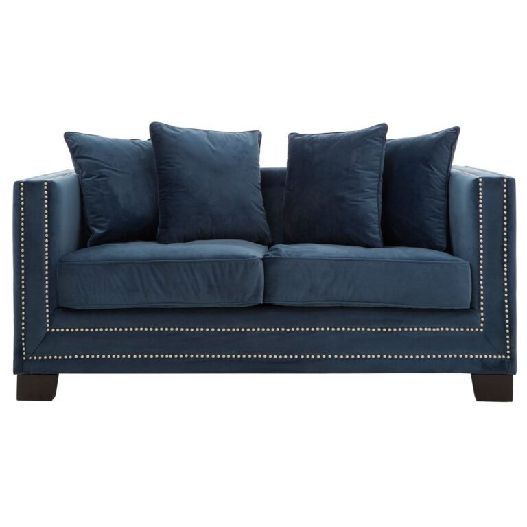 Stonemere 2 Seater Midnight Velvet Sofa