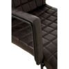 Olk Buffalo Black Leather Weave Chair - Image 6