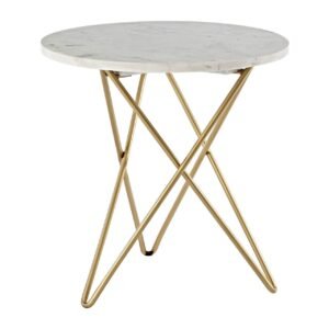 Tiston Geometric Shape Legs Table