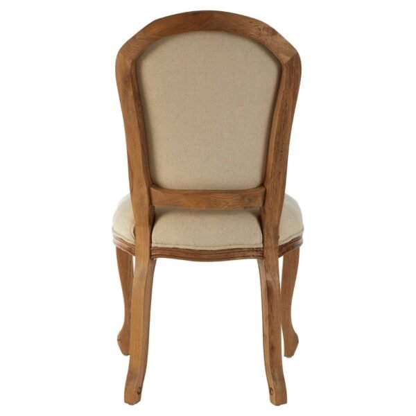 Hather Weathered Oak/Linen Dining Chair - Image 4