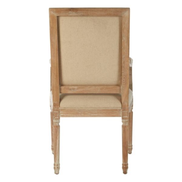 Hather Whitewash Oak/Linen Dining Chair - Image 4