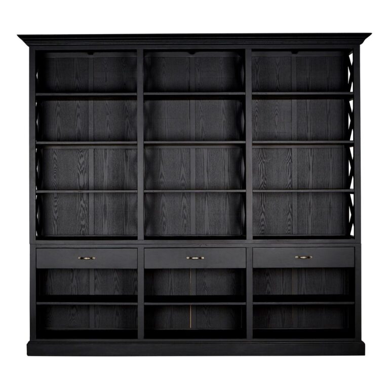 Hather 3 Drawers Bookcase