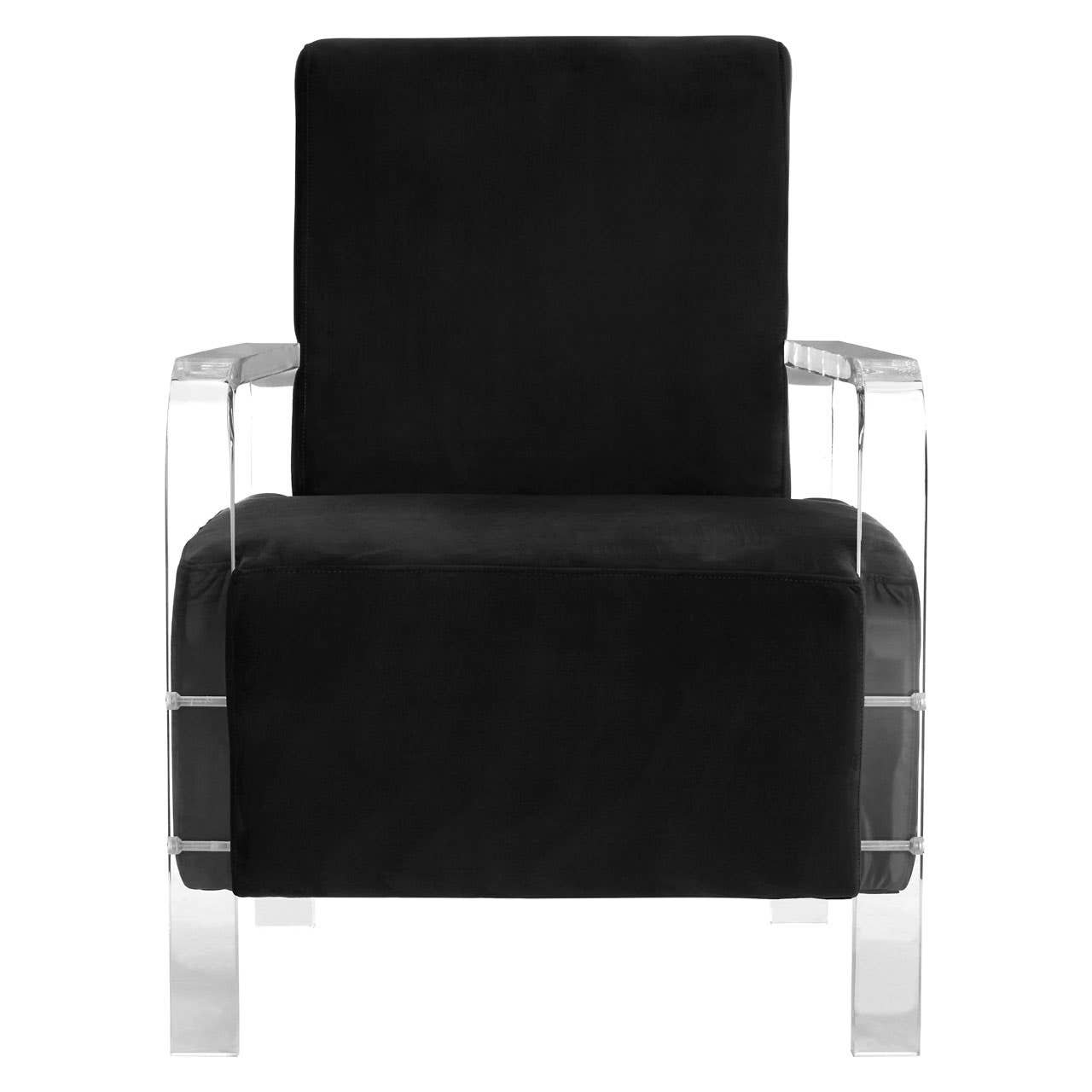 Laurence Black Velvet Chair Laurence Black Velvet Chair