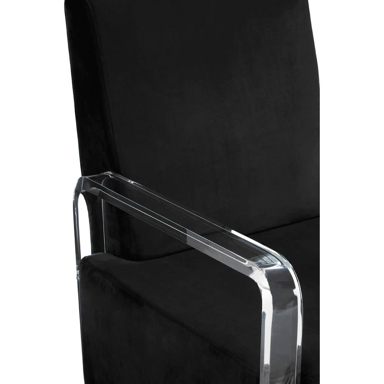 Laurence Black Velvet Chair Laurence Black Velvet Chair
