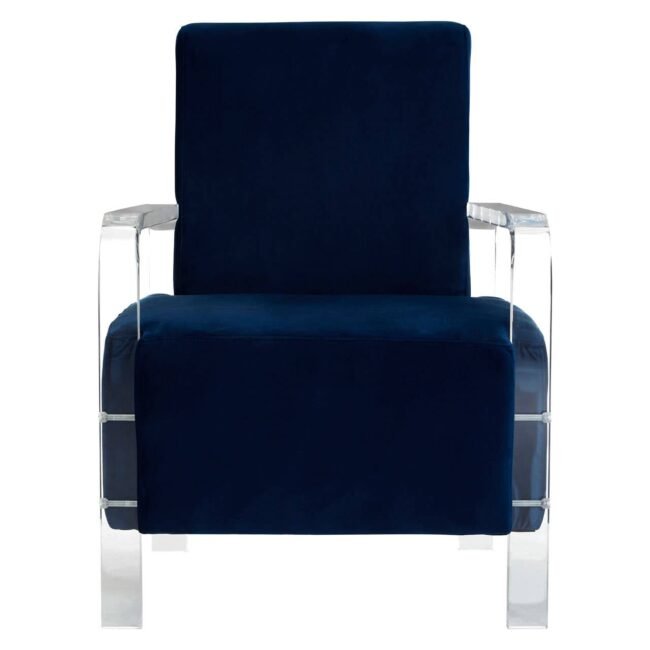 Laurence Blue Velvet Chair