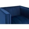 Ortili Deep Blue Velvet Armchair - Image 5