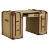 Oletta Leather Trim Canvas Desk - Image 5