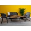 Olv Foundry Brown Faux Leather / Iron Chair - Image 7