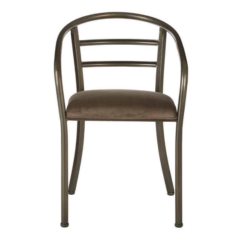 Olv Foundry Armchair With Curved Backrest