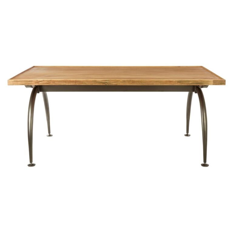 Olv Foundry Dining Table With Elm Wood Top