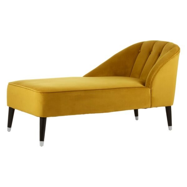 Oucit Dijon Velvet Chaise Longue - Image 2