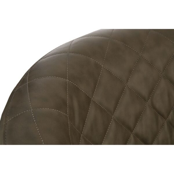 Brown Oli Faux Leather Wingback Armchair - Image 7