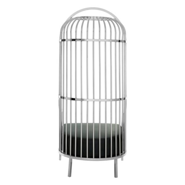 Liziere Silver Finish Dome Cage Chair - Image 4