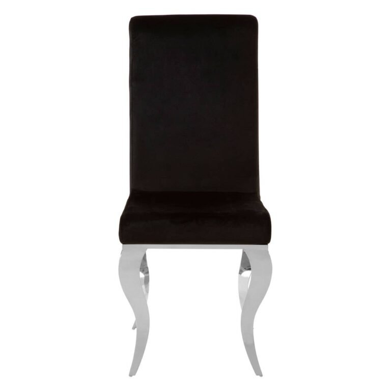 Liziere Dining Chair With Silver Frame
