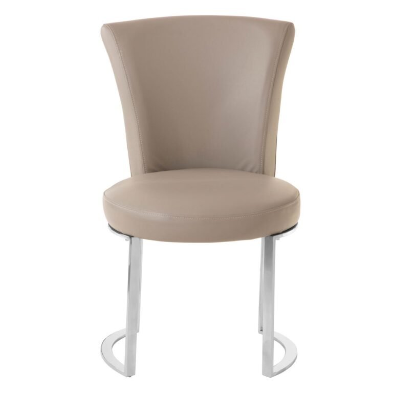 Liziere Grey Faux Leather Dining Chair