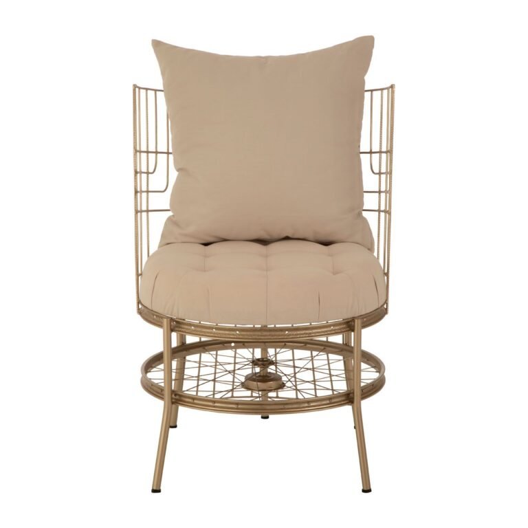 Elvetham Champagne Gold Finish Chair