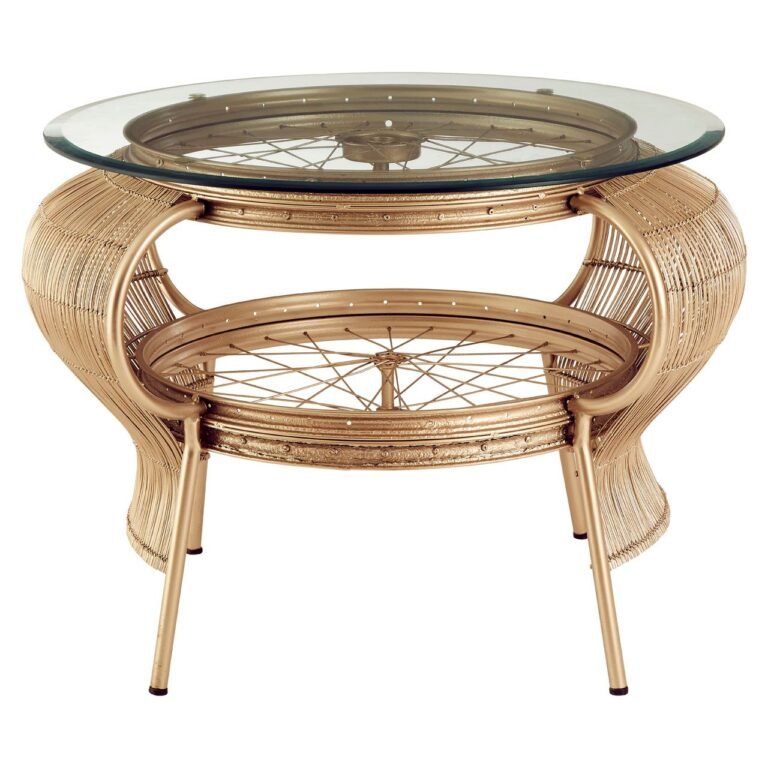 Elvetham Champagne Gold Finish Table