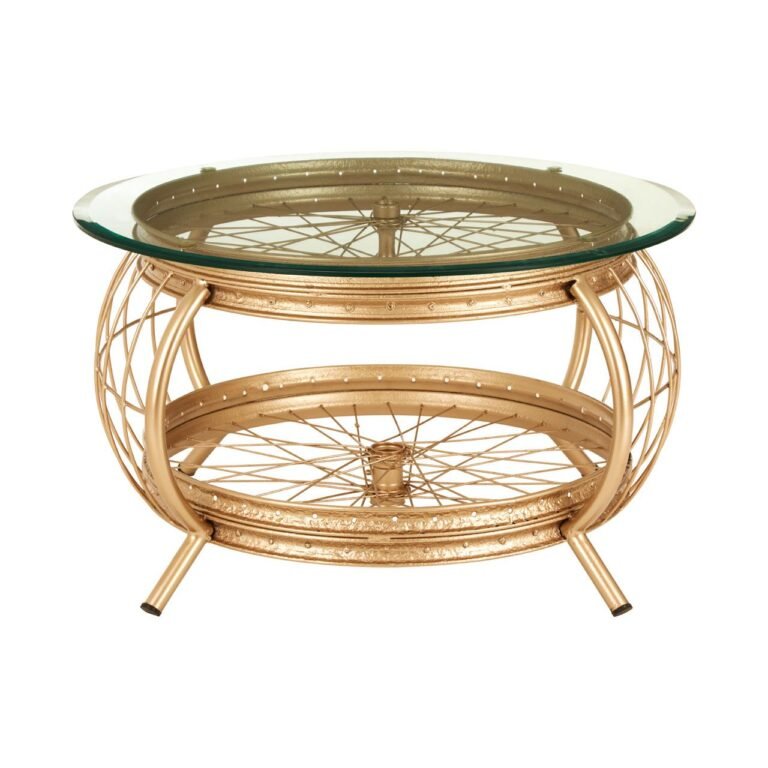 Elvetham Champagne Gold Finish Coffee Table