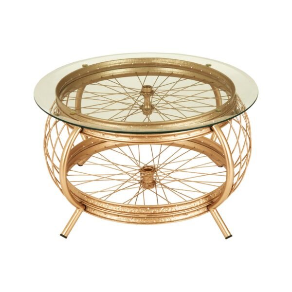 Elvetham Champagne Gold Finish Coffee Table - Image 2